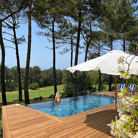 Villa Hau'oli, 4 Chambres, Spacieuse, Piscine Privee, Grand Jardin Fleuri Vue Golf Et 8min A Pied De La Moliets-et-Maa